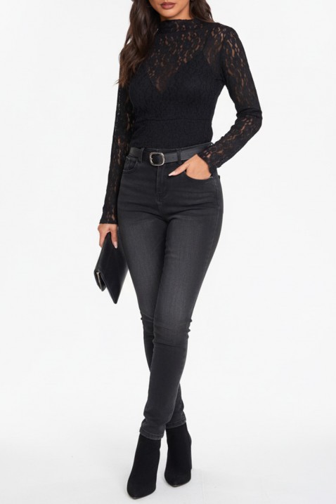 Bluzka FEROKSA BLACK, Kolor : czarny, IVET.PL - Modna odzież