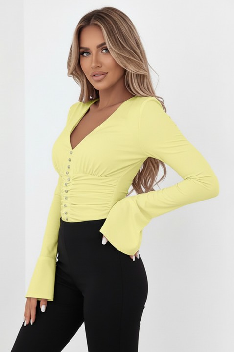 Bluzka KALVINDA YELLOW, Kolor : żółty, IVET.PL - Modna odzież
