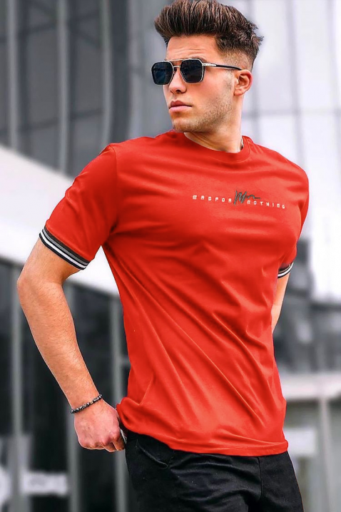 Koszulka MRONSON ORANGE, Kolor : pomarańczowy, IVET.PL - Modna odzież