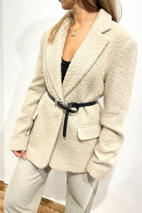 Marynarka BROVELZA ECRU, Kolor : ecru, IVET.PL - Modna odzież