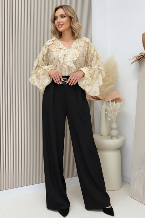 Spodnie RELFODA BLACK, Kolor : czarny, IVET.PL - Modna odzież