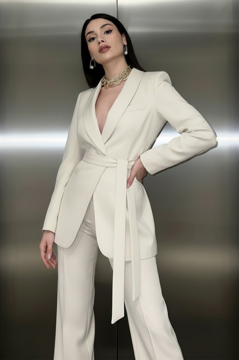 Komplet TENVARA ECRU, Kolor : ecru, IVET.PL - Modna odzież