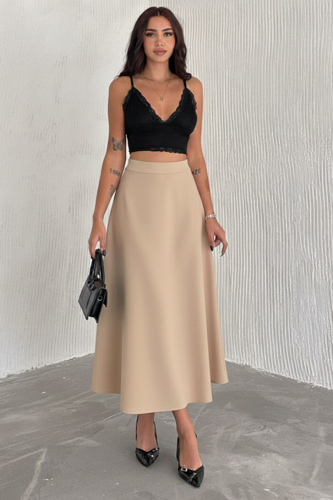 Spódnica VRELONZA BEIGE, Kolor :  beżowy, IVET.PL - Modna odzież