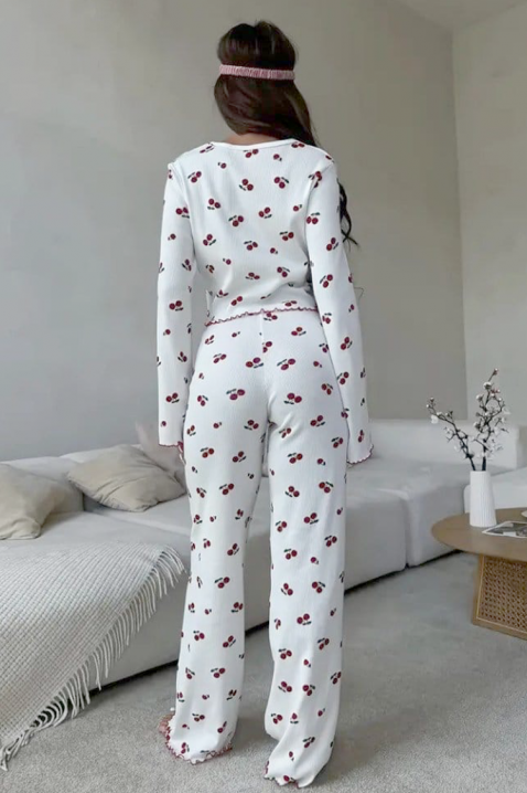 Piżama CHERZILDA, Kolor : biały, IVET.PL - Modna odzież