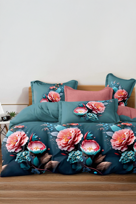 Komplet pościeli RELMEDY 200x220 cm bawełna - 4 elementy, Kolor : wielokolorowy, IVET.PL - Modna odzież