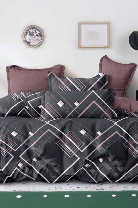 Komplet pościeli bawełnianej VERMODY 200x220 cm - 4 elementy, Kolor : wielokolorowy, IVET.PL - Modna odzież