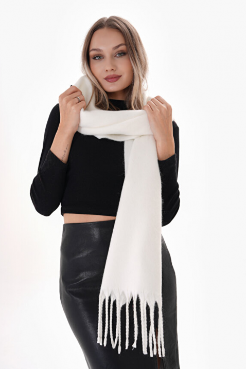 Szalik SHARMALDA WHITE, Kolor : biały, IVET.PL - Modna odzież