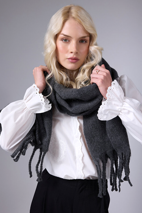 Szalik KAPRINZA GREY, Kolor : szary, IVET.PL - Modna odzież