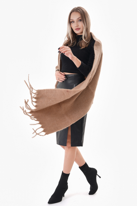 Szalik SHARMALDA BEIGE, Kolor :  beżowy, IVET.PL - Modna odzież