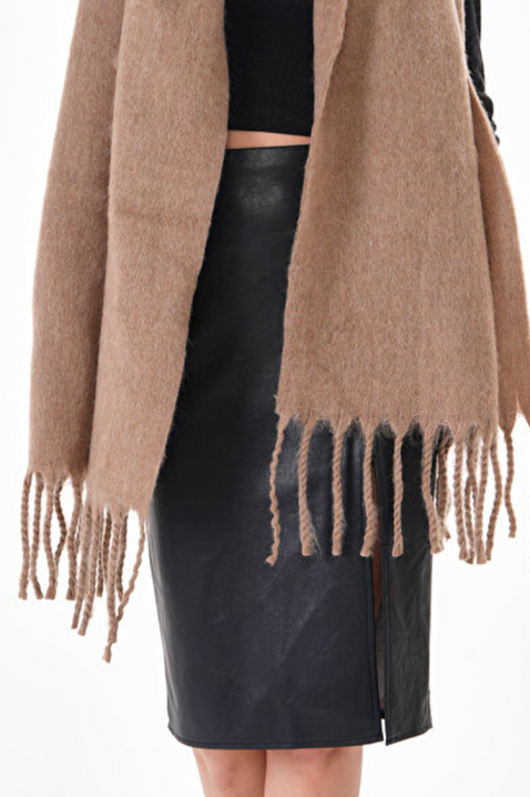 Szalik SHARMALDA BEIGE, Kolor :  beżowy, IVET.PL - Modna odzież