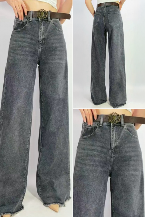 Jeansy ESMAREDA GRAFIT, Kolor : grafitowy, IVET.PL - Modna odzież