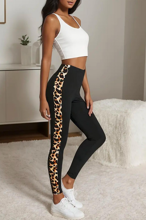 Legginsy LEOPLENDA, Kolor : czarny, IVET.PL - Modna odzież