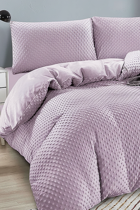 Komplet pościel SLOVERZY LILA 160x200 cm bawełna - 3 elementy, Kolor : fioletowy, IVET.PL - Modna odzież