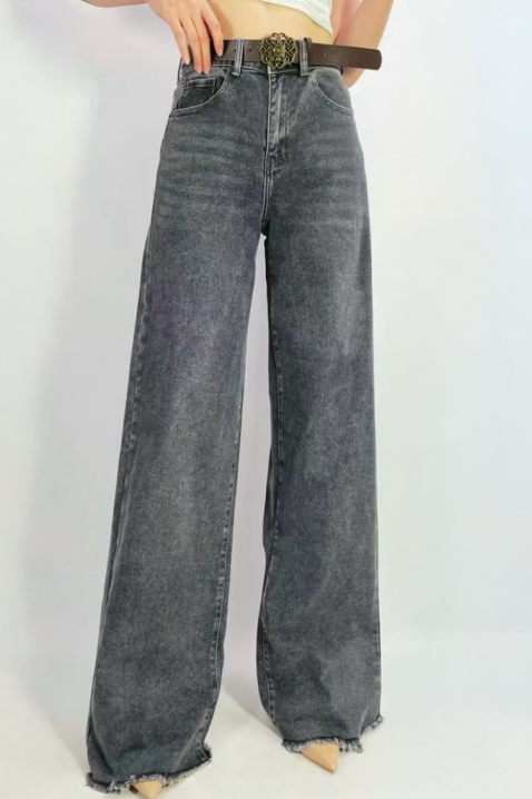 Jeansy ESMAREDA GRAFIT, Kolor : grafitowy, IVET.PL - Modna odzież