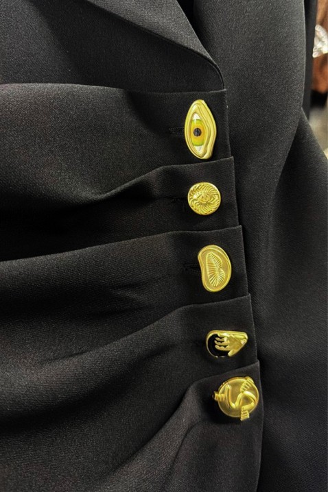 Sukienko - marynarka SENVOLFA, Kolor : czarny, IVET.PL - Modna odzież