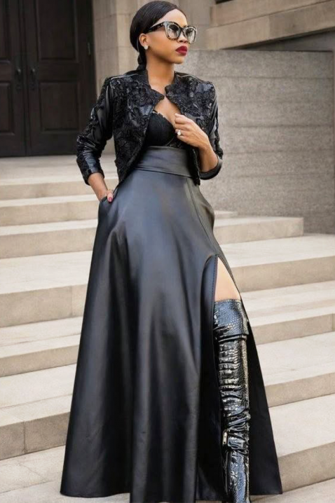 Spódnica MONTERJA, Kolor : czarny, IVET.PL - Modna odzież