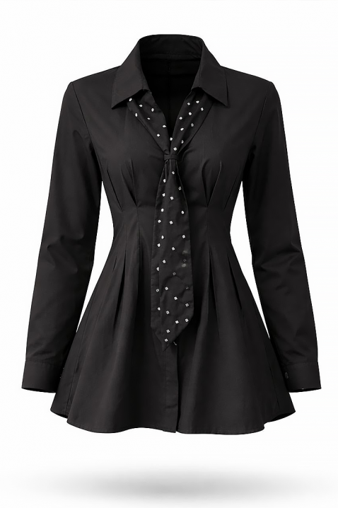 Koszula LEBRALZA BLACK, Kolor : czarny, IVET.PL - Modna odzież