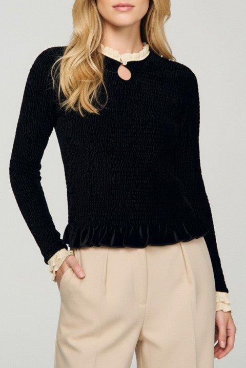 Bluzkla BROTENDA, Kolor : czarny, IVET.PL - Modna odzież