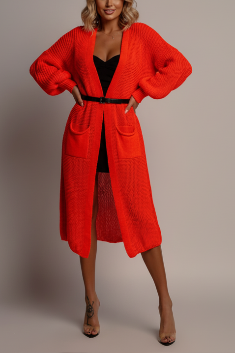 Kardigan CLORANZA RED, Kolor : czerwony, IVET.PL - Modna odzież