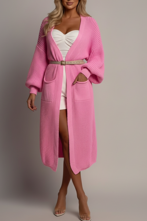 Kardigan CLORANZA PINK, Kolor : różowy, IVET.PL - Modna odzież