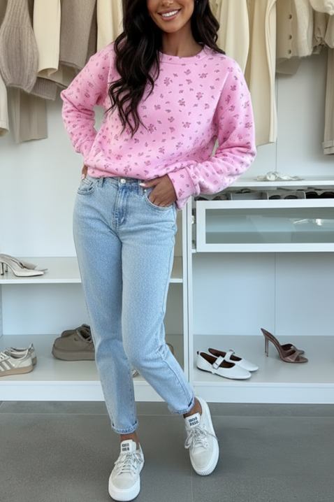 Bluzka FLELONZA PINK, Kolor : różowy, IVET.PL - Modna odzież