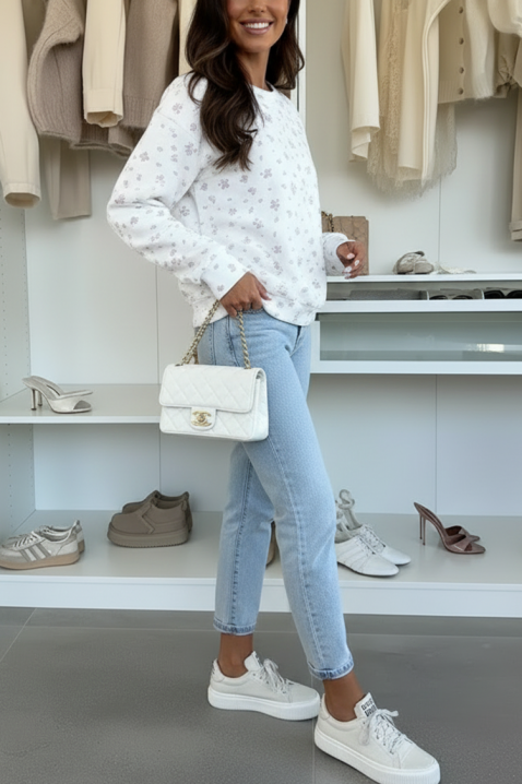 Bluzka FLELONZA WHITE, Kolor : biały, IVET.PL - Modna odzież