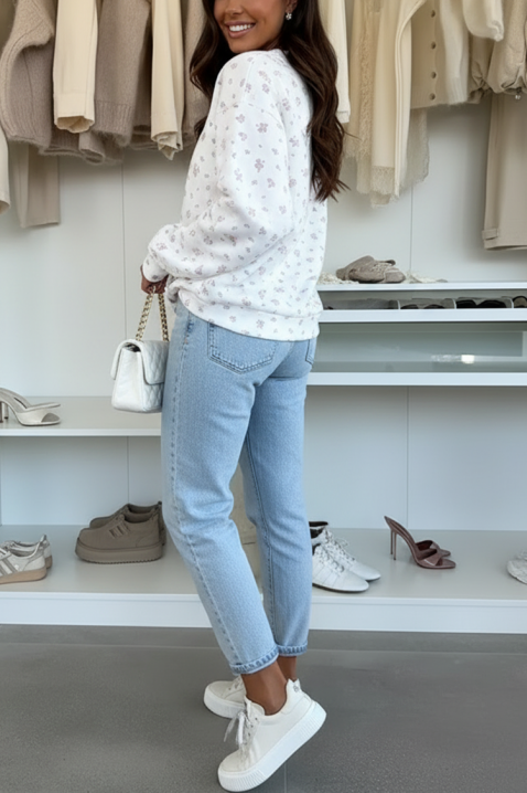 Bluzka FLELONZA WHITE, Kolor : biały, IVET.PL - Modna odzież