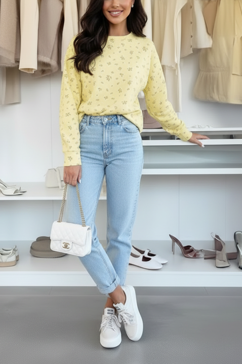 Bluzka FLELONZA YELLOW, Kolor : żółty, IVET.PL - Modna odzież