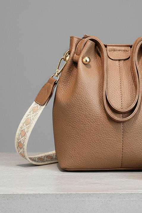 Torebka NOBELVA BROWN, Kolor : jasnobrązowy, IVET.PL - Modna odzież