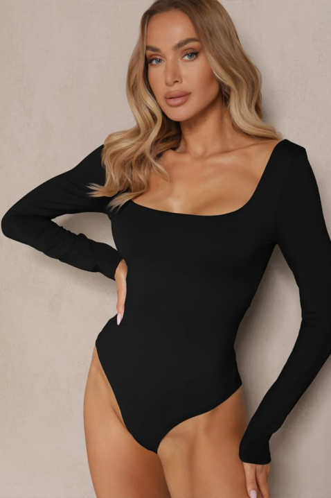 Body-bluzka AGLINZA BLAC, Kolor : czarny, IVET.PL - Modna odzież