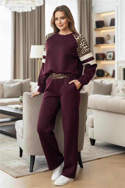 Komplet AGLONDA BORDO, Kolor : bordowy, IVET.PL - Modna odzież