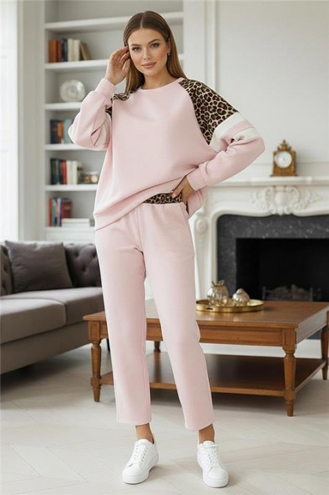 Komplet AGLONDA PUDRA, Kolor : pudrowy róż, IVET.PL - Modna odzież