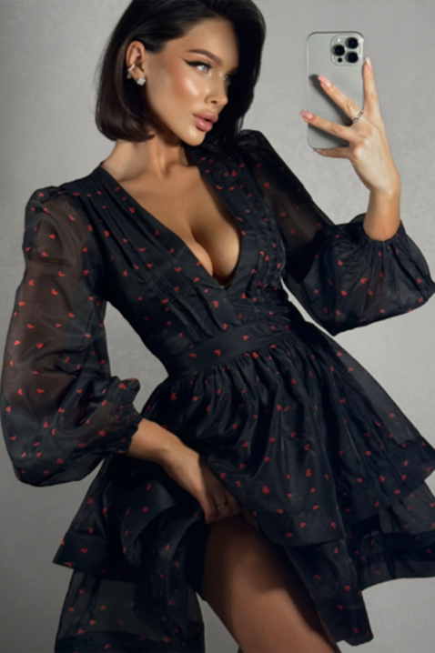 Sukienka TRIFOLZA, Kolor : czarny, IVET.PL - Modna odzież