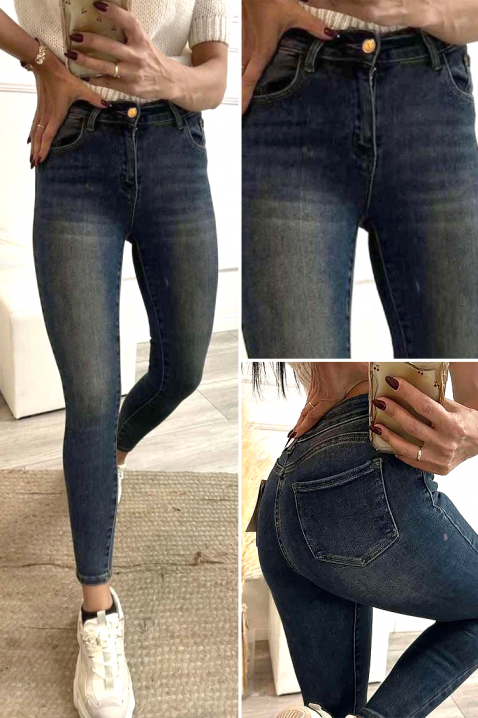 Jeansy TEVLONSA, Kolor : chabrowy, IVET.PL - Modna odzież