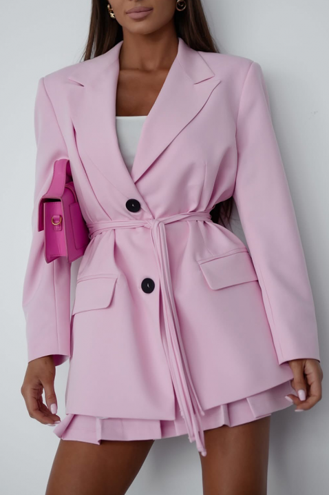 Komplet DRAGILZA PUDRA, Kolor : pudrowy róż, IVET.PL - Modna odzież