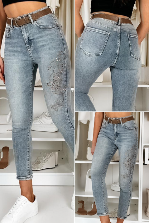 Jeansy BLADELDA, Kolor : błękitny, IVET.PL - Modna odzież