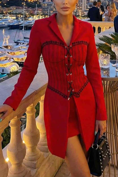 Sukienka CHERZELDA, Kolor : czerwony, IVET.PL - Modna odzież