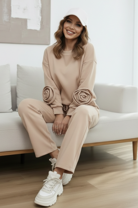 Komplet UNRELDA BEIGE, Kolor :  beżowy, IVET.PL - Modna odzież