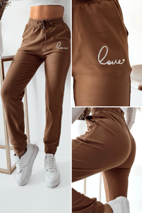 Spodnie MARGOLVA, Kolor : brązowy, IVET.PL - Modna odzież