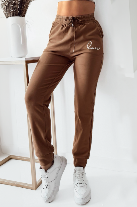 Spodnie MARGOLVA, Kolor : brązowy, IVET.PL - Modna odzież