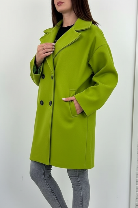 Płaszcz AVRIORA GREEN, Kolor : zielony, IVET.PL - Modna odzież