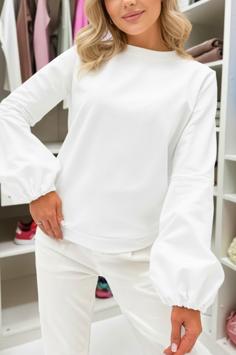 Bluzka LIORFENA WHITE, Kolor : biały, IVET.PL - Modna odzież