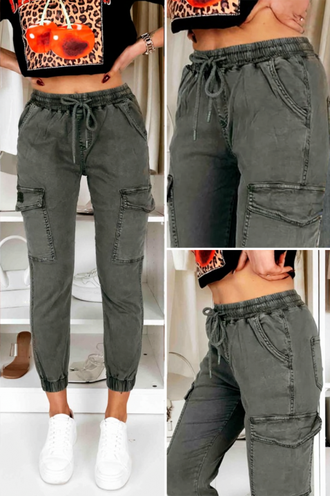 Jeansy BANLESA, Kolor : khaki, IVET.PL - Modna odzież