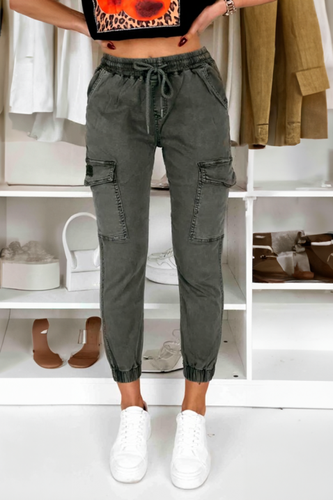 Jeansy BANLESA, Kolor : khaki, IVET.PL - Modna odzież