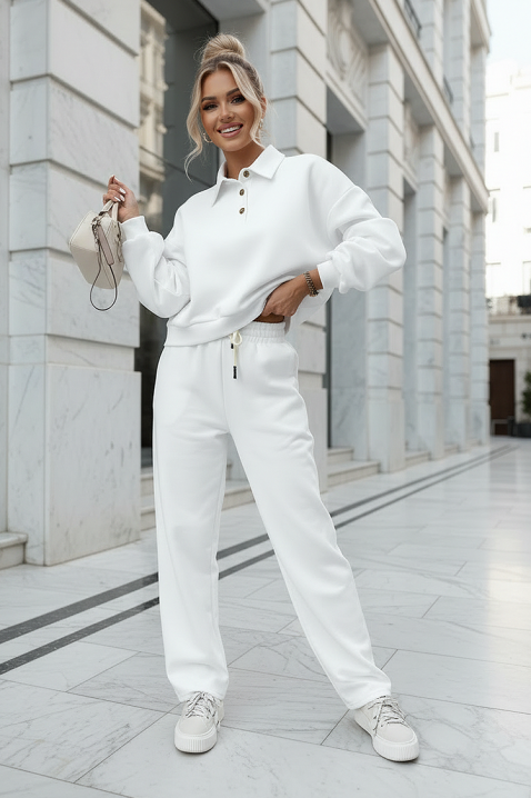 Komplet TERIANDA WHITE, Kolor : biały, IVET.PL - Modna odzież