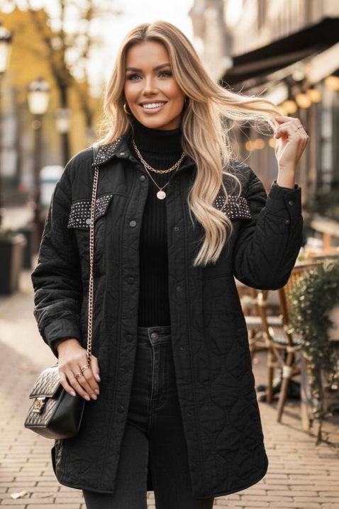 Kurtka PLORILDA BLACK, Kolor : czarny, IVET.PL - Modna odzież