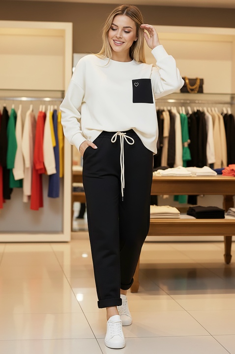 Komplet TENZIARA BLACK, Kolor : czarny, IVET.PL - Modna odzież