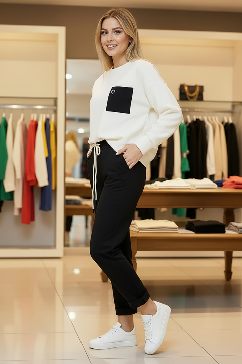 Komplet TENZIARA BLACK, Kolor : czarny, IVET.PL - Modna odzież