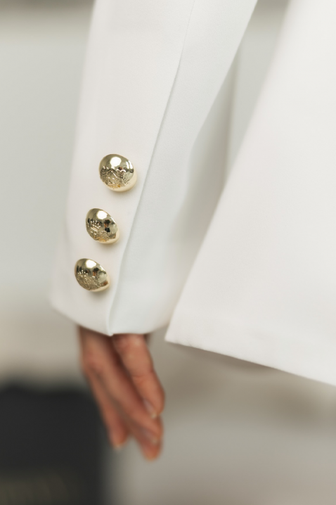 Sukienko-marynarka FERHONA WHITE, Kolor : biały, IVET.PL - Modna odzież