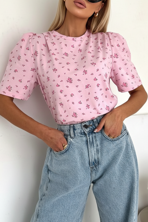 Koszulka DAFNILDA PINK, Kolor : różowy, IVET.PL - Modna odzież